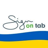 sign on tab logo image