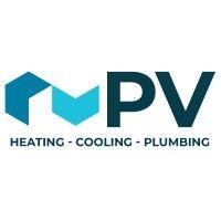 pv heating, cooling & plumbing logo image