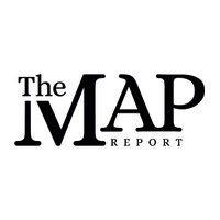 the map report logo image