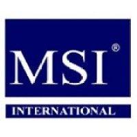 msi international logo image