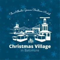 christmas village in baltimore logo image