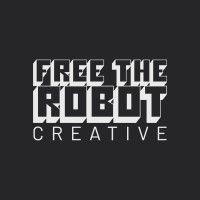 free the robot creative logo image