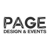 page design and events logo image