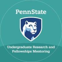 penn state undergraduate research and fellowships mentoring logo image