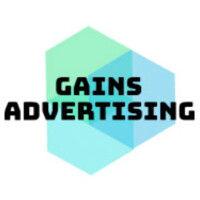 gains advertising logo image