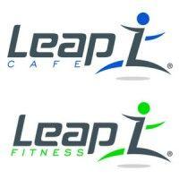 leap fitness & leap cafe logo image