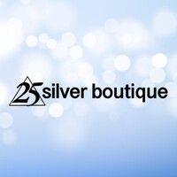 25 silver boutique logo image