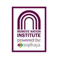 sophaya + remote nation institute logo image