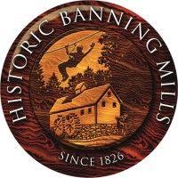 historic banning mills logo image