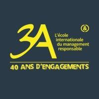 ecole 3a - l'école internationale du management responsable logo image