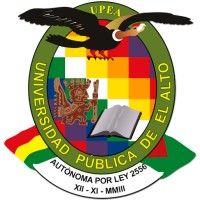 universidad pública de el alto logo image