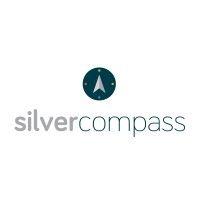 silver compass digital logo image