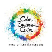 color business center logo image