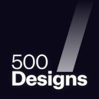 500 designs logo image