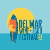 del mar wine + food festival logo image