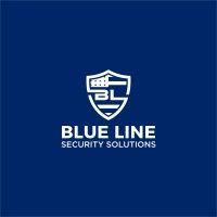 blue line security solutions logo image