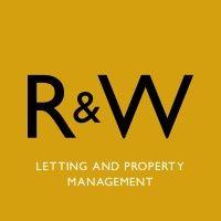 r & w lettings and property management logo image