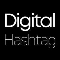 digital hashtag logo image