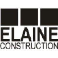 elaine construction logo image