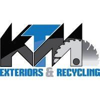 ktm exteriors & recycling logo image