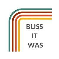 bliss it was logo image