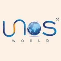 unos world logo image