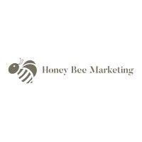 honey bee marketing logo image