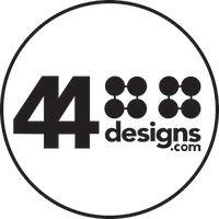 44 designs logo image