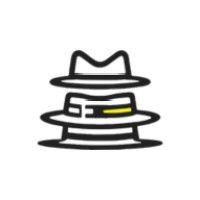 hat stack marketing logo image