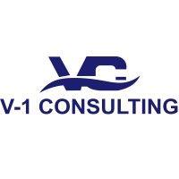 v-1 consulting logo image