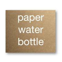 paper water bottle logo image