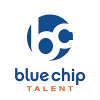 blue chip talent logo image