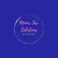 minor tax solutions & notary logo image