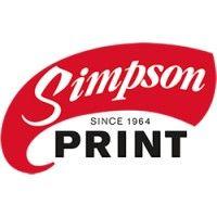 simpson print logo image