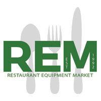 restaurant equipment market logo image