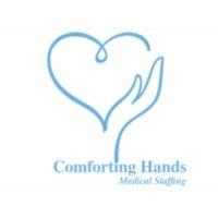 comforting hands medical staffing logo image