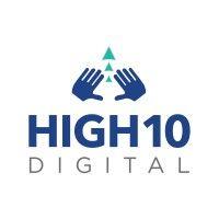 high10 digital logo image