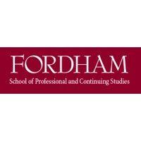 fordham university school of professional and continuing studies