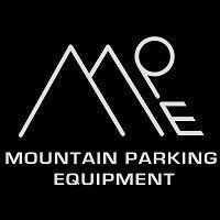 mountain parking equipment logo image