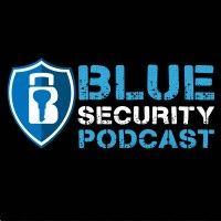 blue security podcast logo image