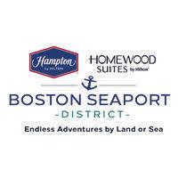 hampton inn and homewood suites by hilton boston seaport district logo image