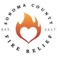 sonoma county fire relief logo image