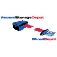 record storage depot/shred depot logo image