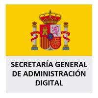 secretaría general de administración digital logo image