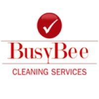 busy bee cleaning service logo image