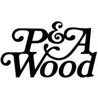 p & a wood logo image