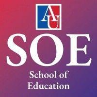 american university school of education logo image