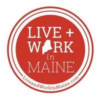 live and work in maine logo image