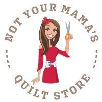 not your mama's quilt store logo image