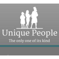 unique people recruitment logo image